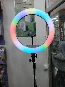 Rgb led ring light 18-inches