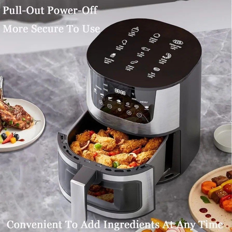 Smart digital air fryer (ምግብ ያለ ዘይት ማብሰያ) in Lemikura, Addis Ababa