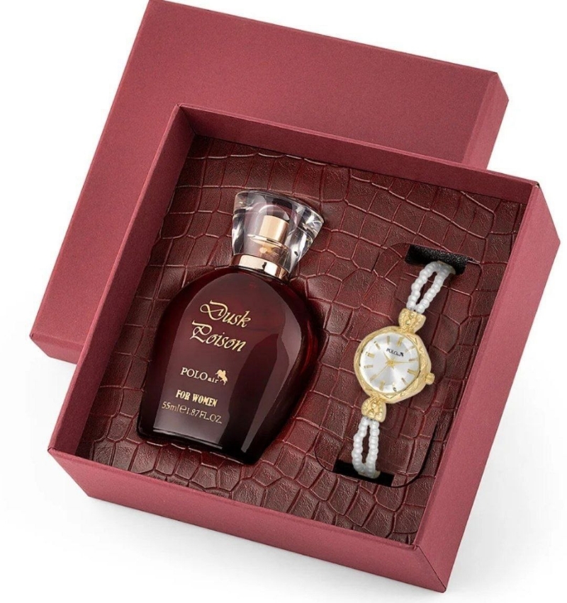POLO AIR Women's Wristwatch & Perfume Gift Set in Lideta, Addis Ababa